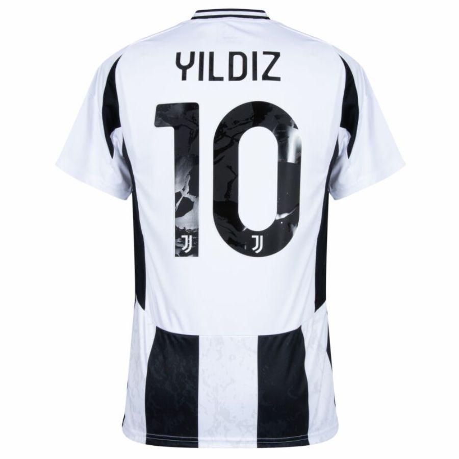 Juventus Yldiz 10 Home 2024/25 Patches UCL UEFA Foundation (Official Printing)