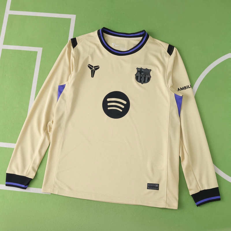 Barcelona x Kobe Bryant 25/26 Away Jersey - Long Sleeve